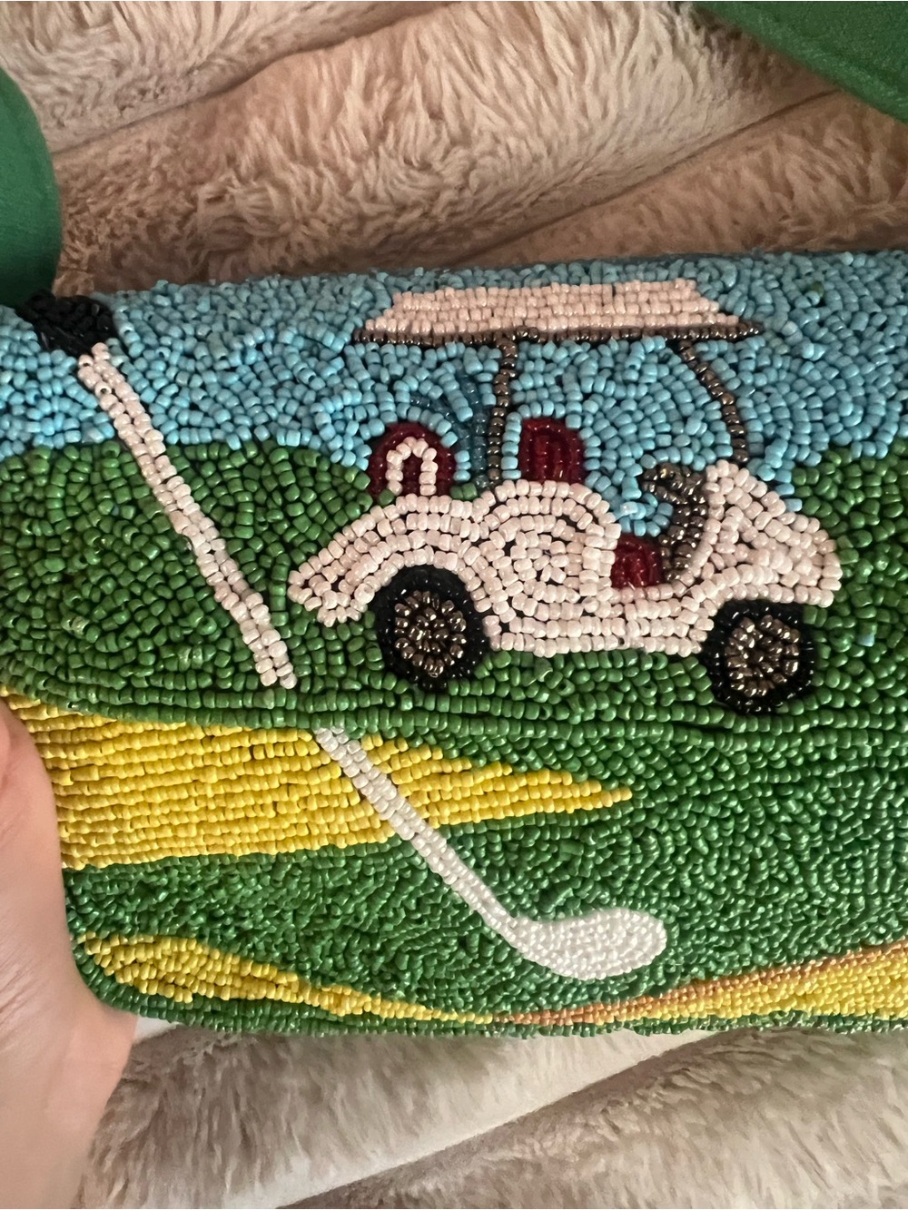 Beaded Golf Bag - Picture 3 of 6